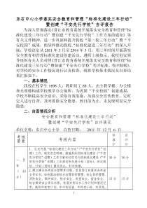 标准化建设三年行动自评报告