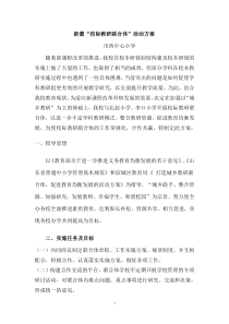 校际教研联合体活动方案