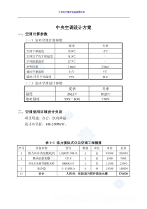 格力空调LSQWRF130M机组中央空调设计方案样本