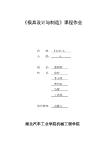 模具设计报告书