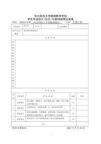 毕业设计(论文)手册2015