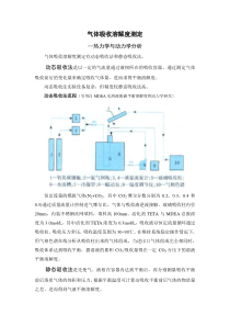 气液吸收溶解度的方法与装置