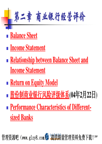 商业银行经营评价(PPT 68)