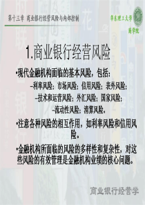 商业银行经营风险13