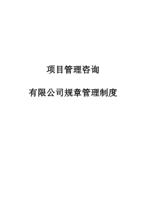 招标代理及造价咨询公司管理制度