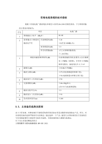 有线电视系统的技术指标