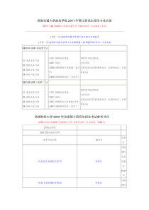 西南交通大学政治学院XXXX年硕士研究生招生专业目录