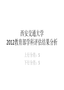 西安交通大学XXXX年教育部学科评估结果分析_下