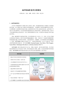 AUTOSAR技术分析报告（DOC36页）