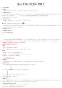 材料力学知识点