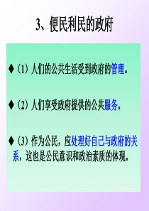 政府的责任为人民服务.