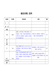 教学仪器技术参数