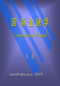 国际金融学(ppt107)(1)