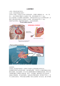 心内常用穿刺术