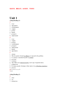 新标准大学英语综合教程2答案版