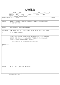 必修二实验报告