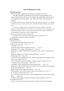 新编大学英语3Unit10教案