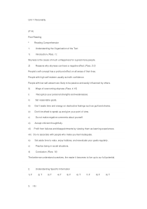 新编大学英语第三册课后答案(不全)