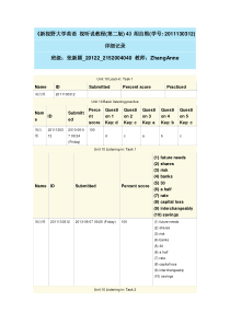 新视野大学英语视听说教程4最新版UNIT10答案