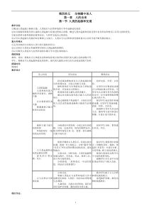 新课标人教版七年级生物下册全册教案