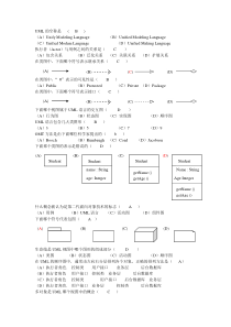 UML期末复习题库(便于打印版)