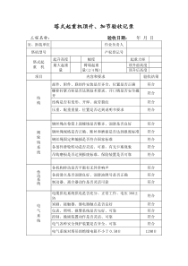 塔式起重机顶升、加节验收记录