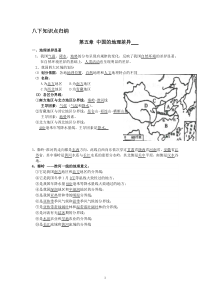 八下地理知识点