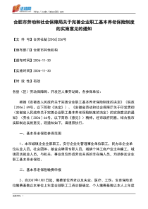 局关于完善企业职工基本养老保险制度的实施意见的通知