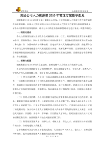 总部各部门对各公司管理方案指导意见汇总