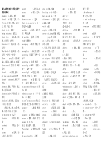 成人学士学位英语单词