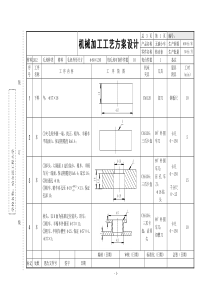 无碳小车工艺设计报告模板