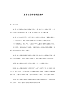 广东省社会养老保险条例(doc9)(1)