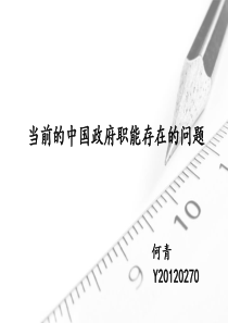 政府职能存在的问题