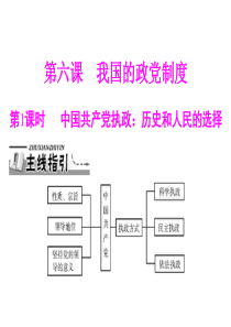 政治必修2同步课件中国共产党执政历史和人民的选择