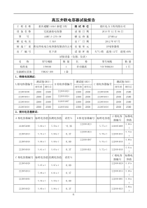 并联电容器试验报告1