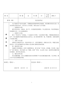 教师创先争优活动党员公开承诺书