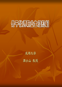 教师职业生涯规划(优质)