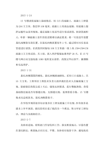 建筑工程实习周报