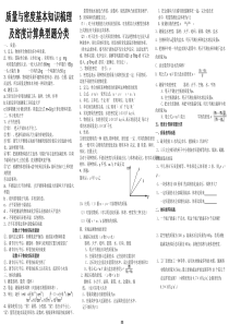 浙教版七年级科学质量与密度知识点及典型考题