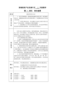 数学二年级第一单元备课