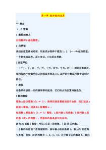 数学小学总复习(可直接打印)