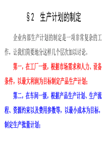 数学建模第六章最优化方法建模--6.2生产计划的制定