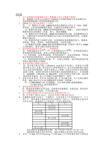 数据库习题及练习答案