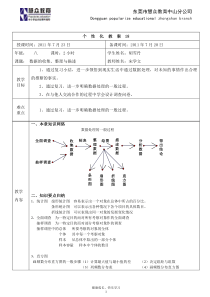 数据的收集整理与描述单元复习教案