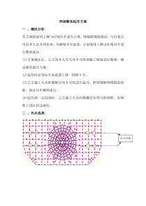 整体吊装网架方案