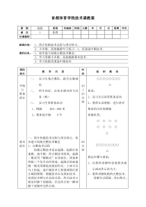 整套短跑技术教案