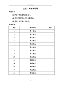 文化江苏教案