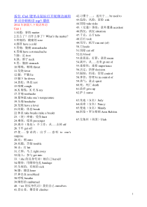 新2014年人教版八年级下册英语单词汇总表(每单元1页)