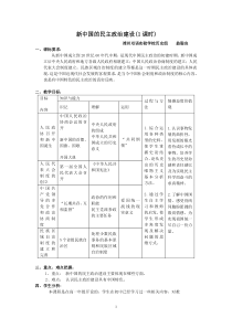 新中国的民主政治建设(1课时)