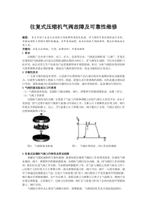 往复式压缩机气阀故障及可靠性维修